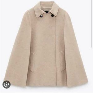 Zara beige cape